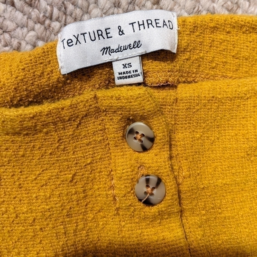 Texture And Thread, Madewell Button Front Dress S… - image 3